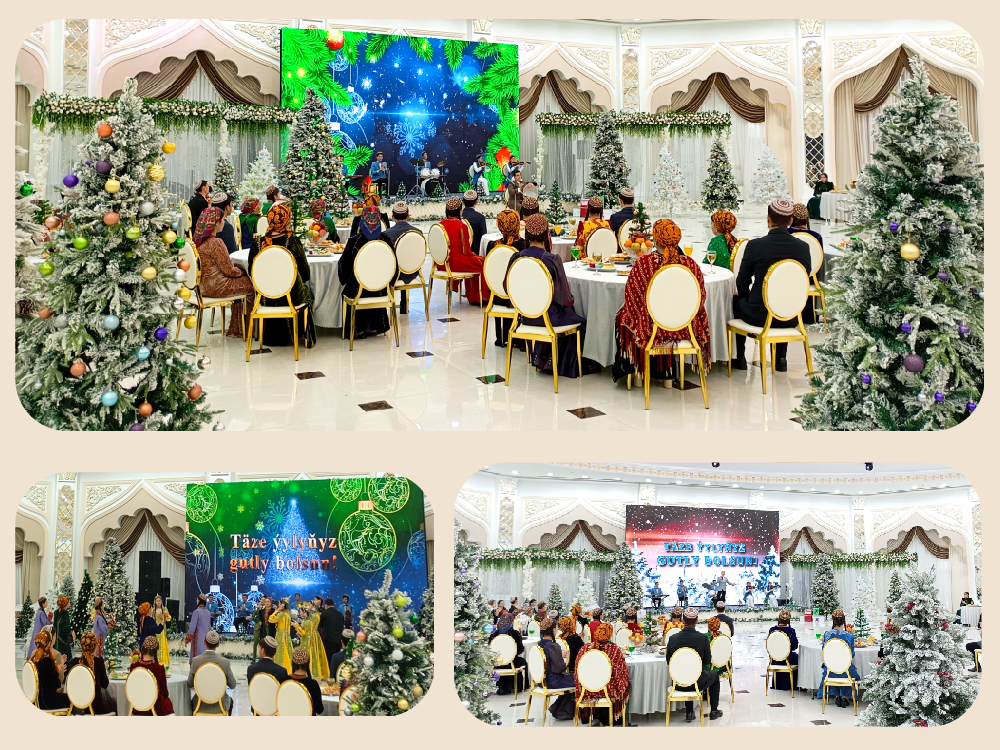 Täze ýyl mynasybetli geçirilen şowhunly konsert